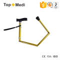 Topmedi Aluminum Foldable Adjustable Height Walking Aid Walking Stick